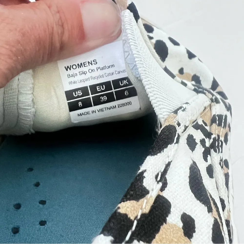 SeaVees Womens Baja Platform Leopard Athletic Sneakers Casual Shoes Size 8 ⬇️ - Image 2