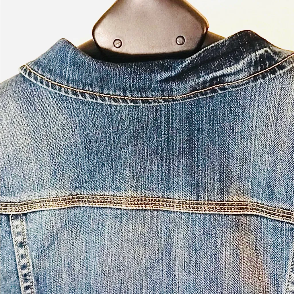 Lane Bryant Dark Blue Denim Vest size 18 - Image 6