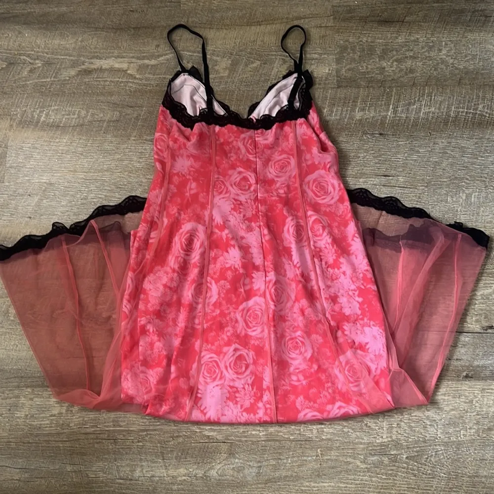 Delia’s By Doll’s Kill Holding Onto Moments Floral Dress Size Small Black - Image 5