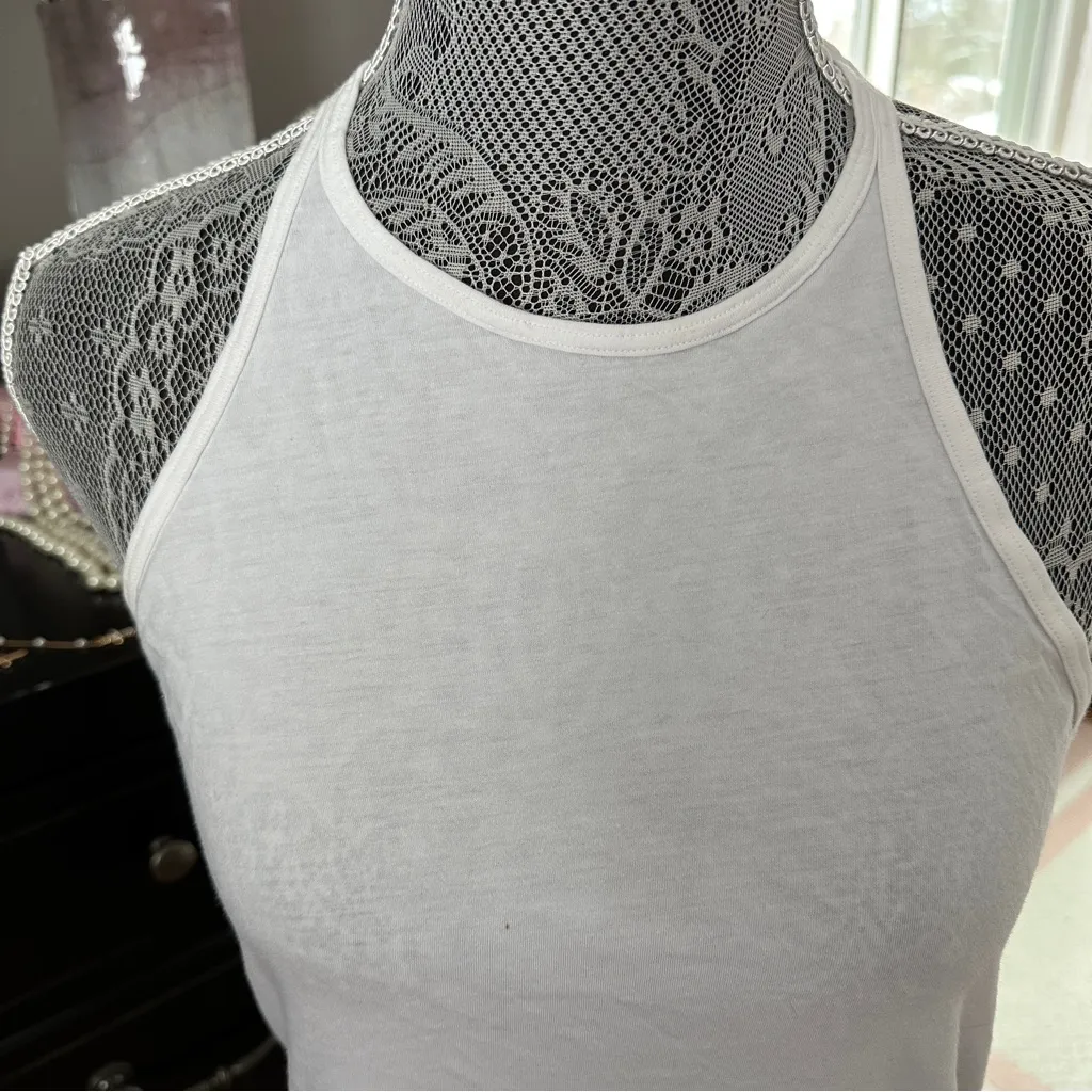 Lululemon Athletica White Tank Top - Medium - Image 3