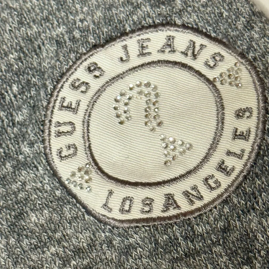 Guess Jeans LA Capri Joggers Rhinestone Logo – M - Image 3