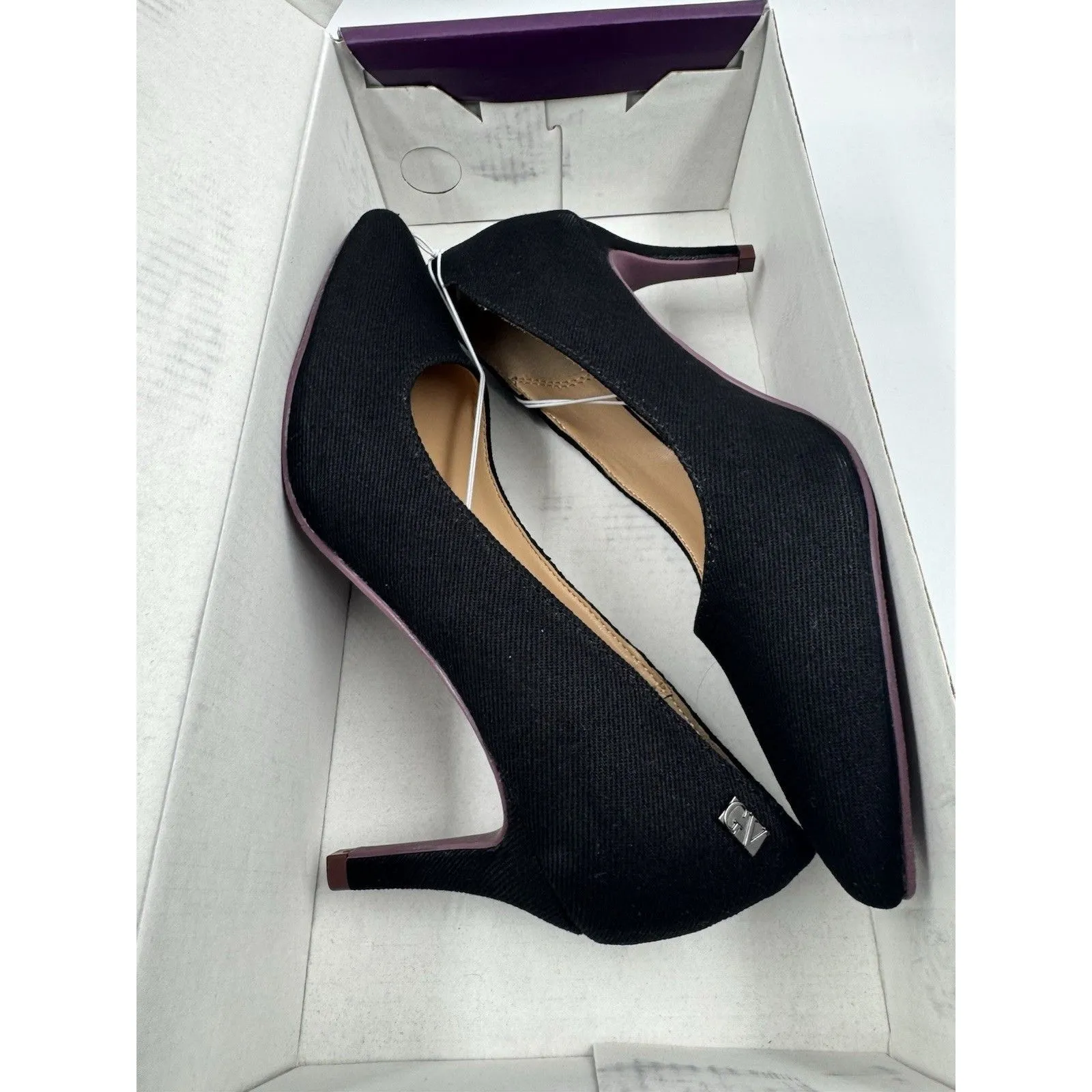 New Gloria Vanderbilt Women's Marilyn Pumps Black Closed Toe Heels Sz 6 Shoes - Image 12