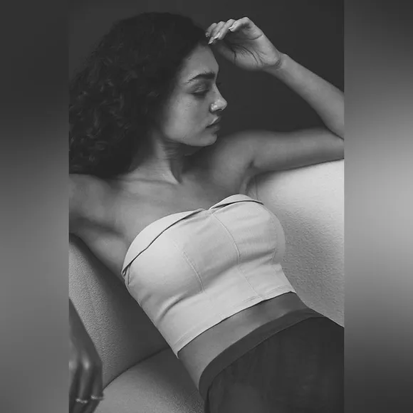 Free People All About You Corset Top Mauve NWOT - Image 2