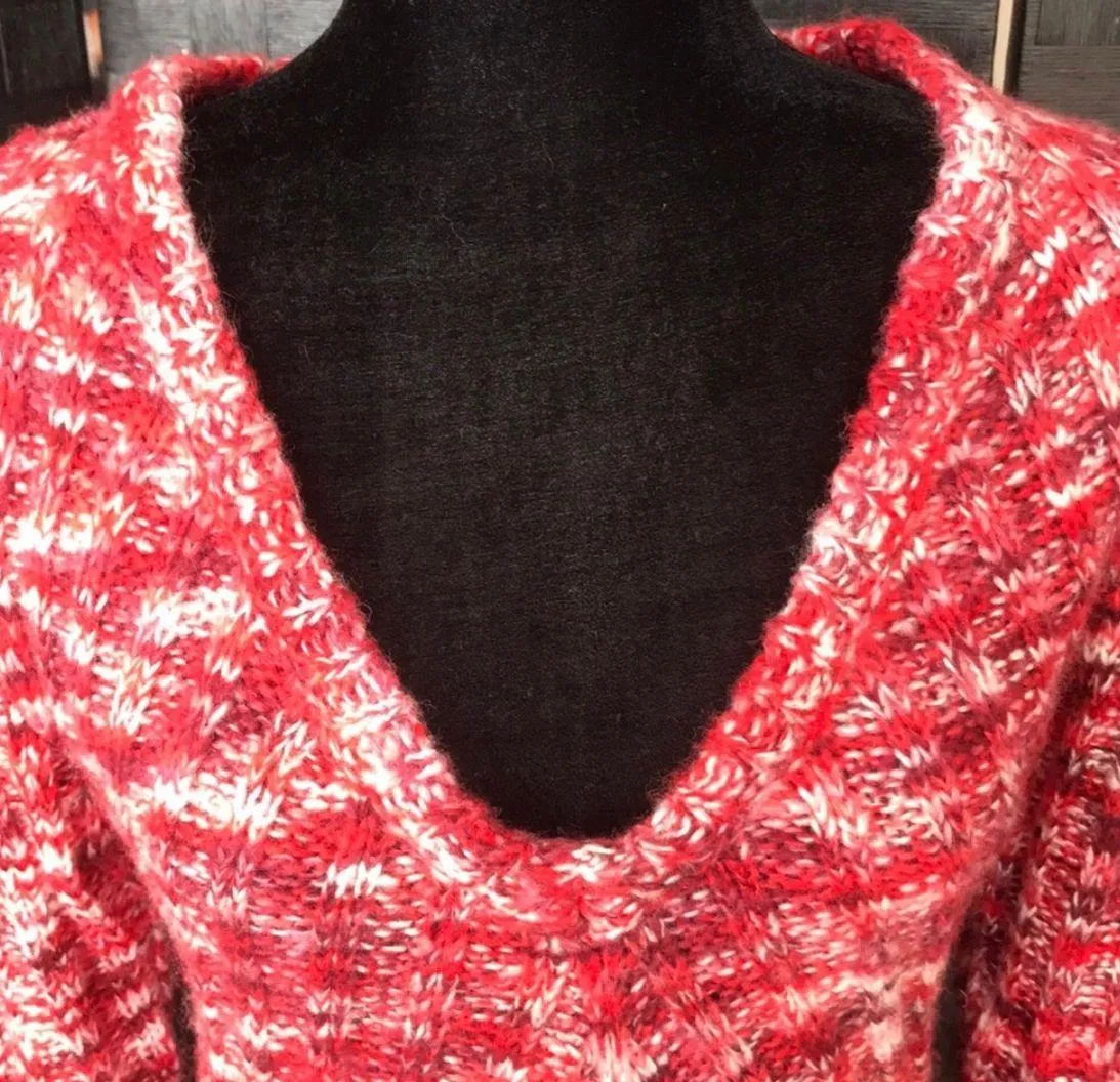 Knit Grey And White Sweater - Image 3