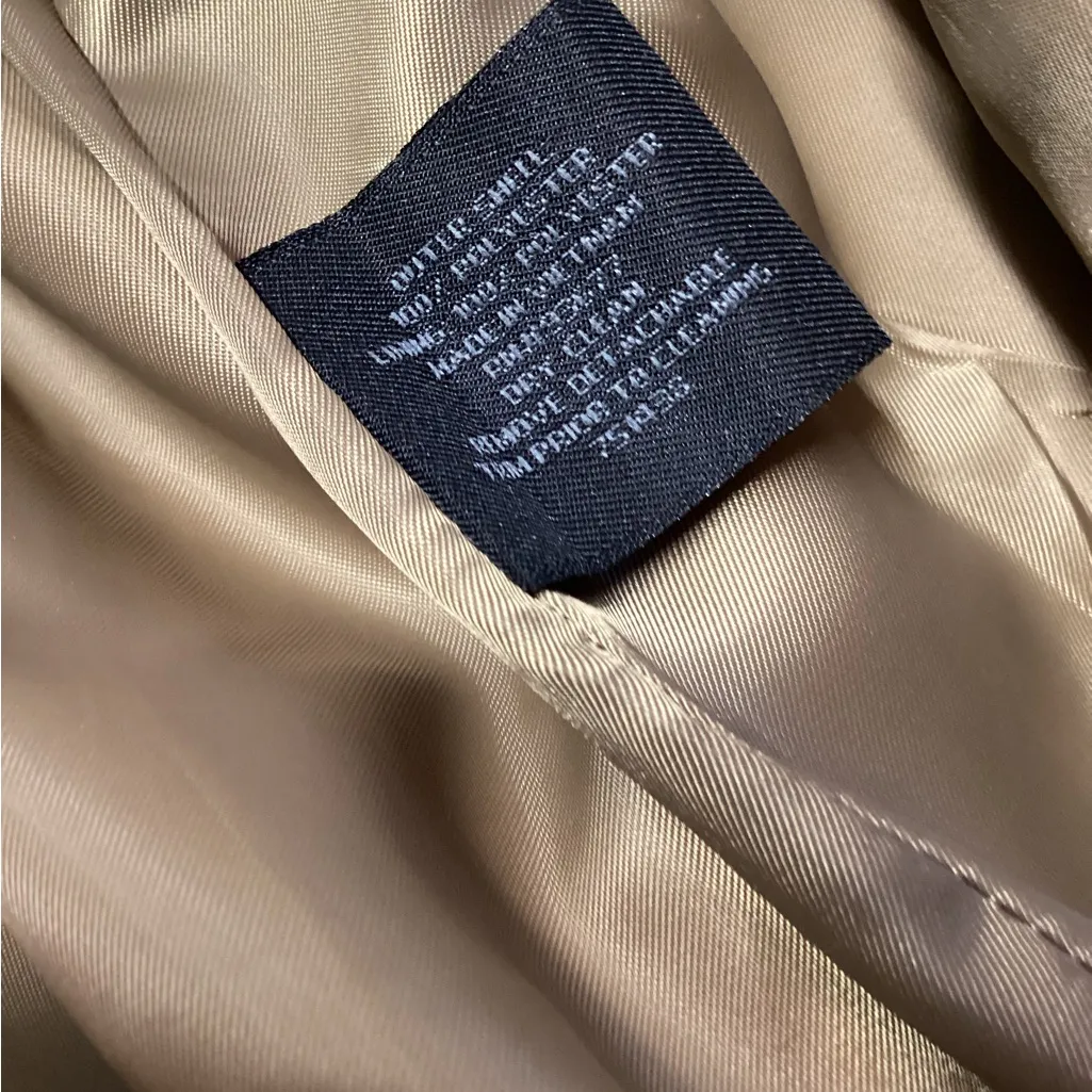 Worthington Vintage camel pea coat.  Size XL - Image 12