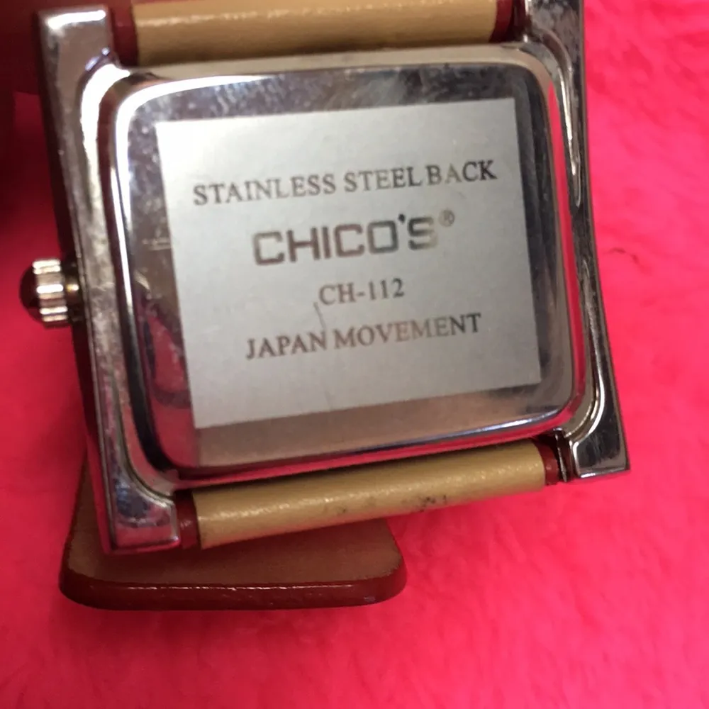 Ladies’ Chico’s Square-face Wristwatch (CH-112) “As Is” - Image 7