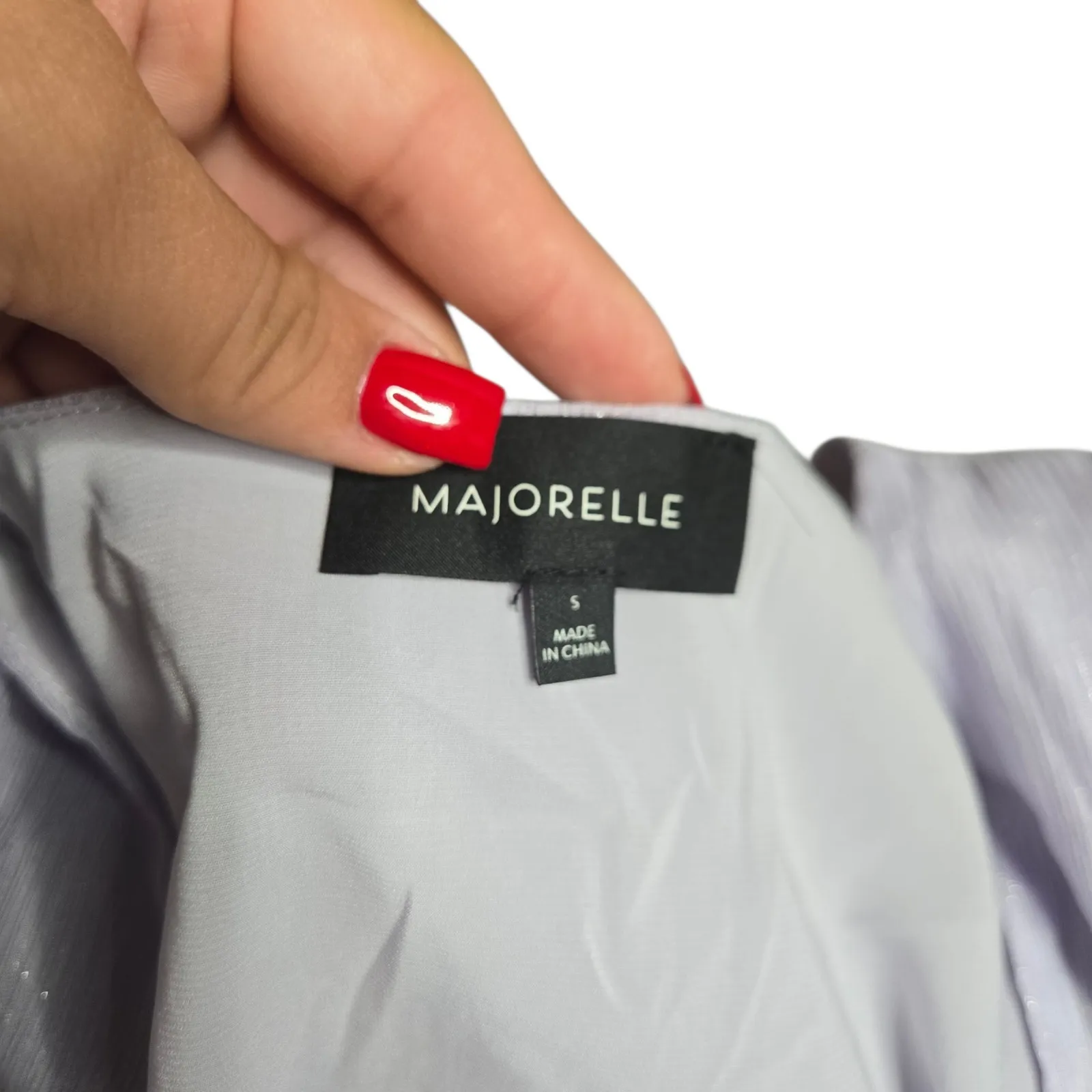 NWT Majorelle Katya Purple Wrap Top Size: S - Image 4