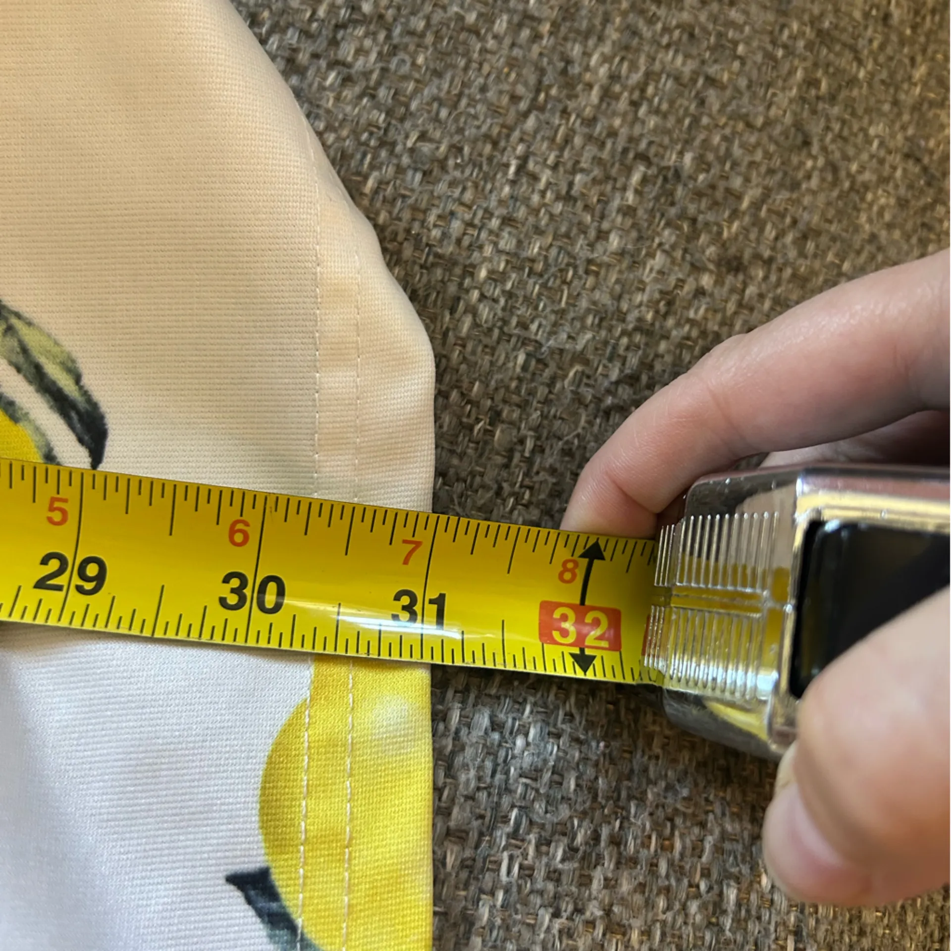 Fancyinn  White Dress with Yellow Lemon Pattern | Size Medium - Image 7