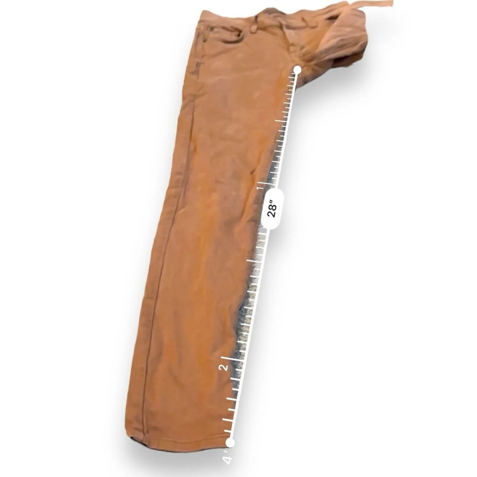 James Jeans James Twiggy Tan Low Rise‎ Skinny Jeans Sz 26 - Image 11