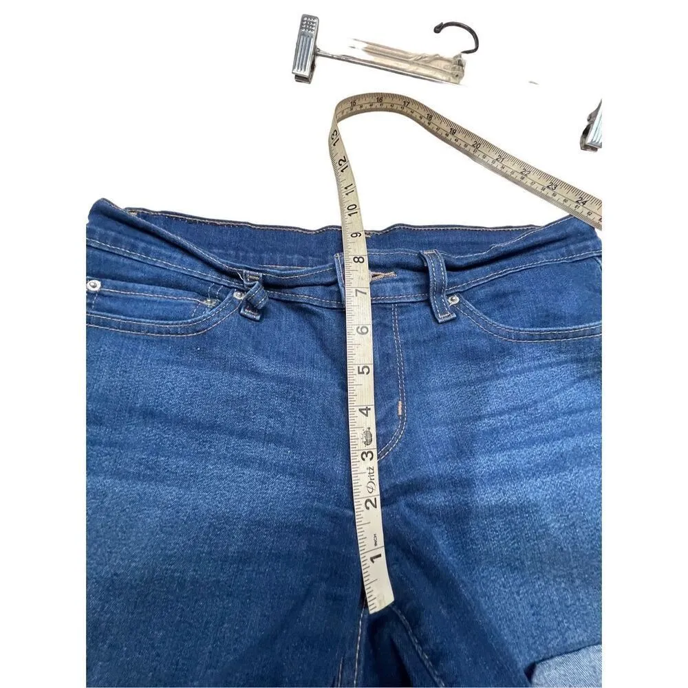 Levi * Womans * Roll up * Denim Shorts * Sz 27 Blue - Image 7