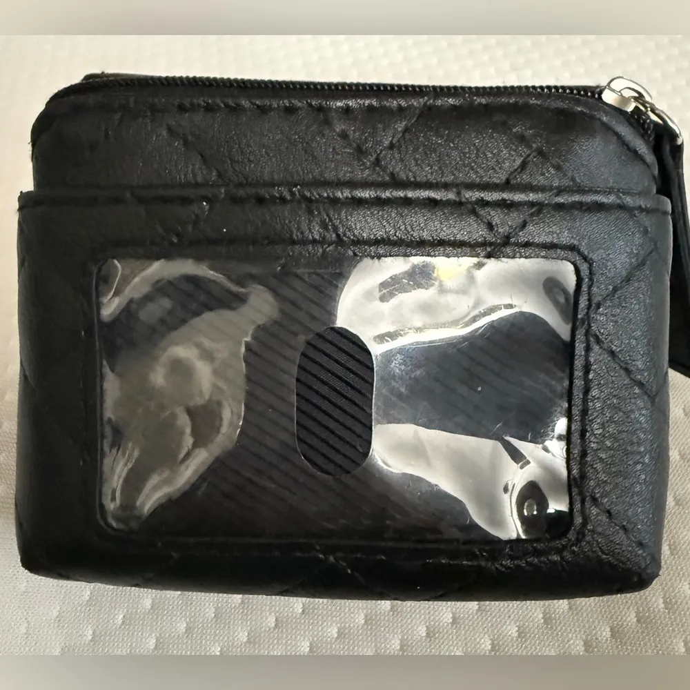 Tahari Black Quilted Wallet - Image 2