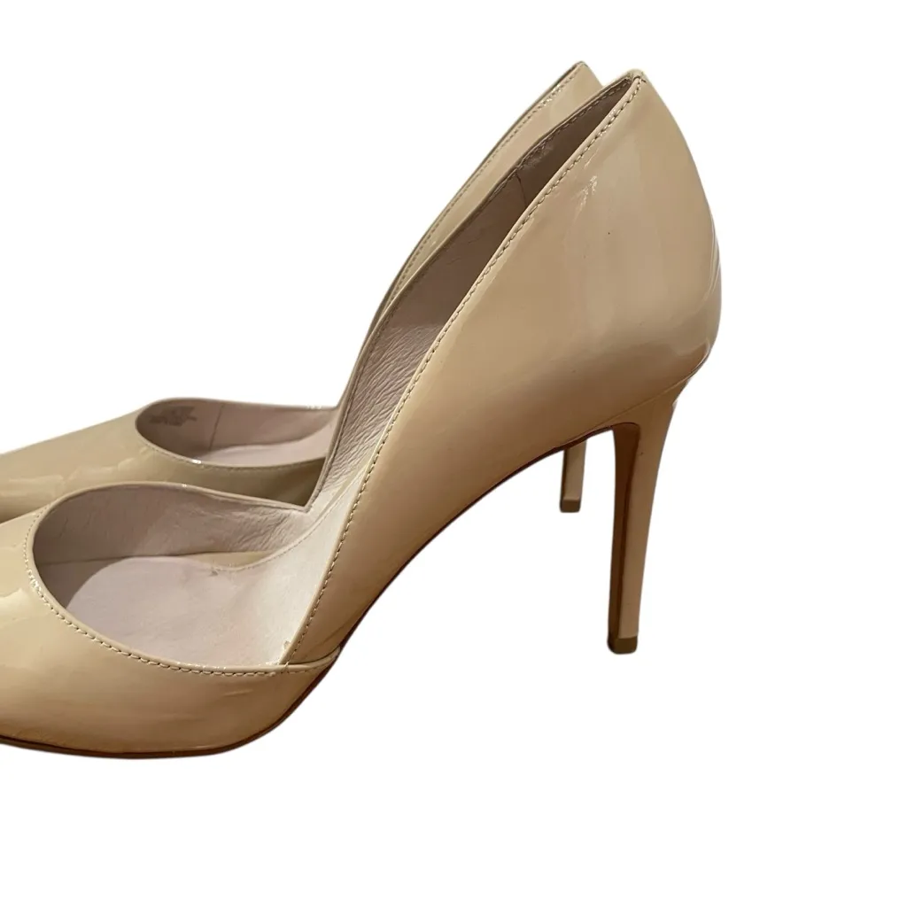 Louise Et Cie Hermosah Patent Pointed Toe Pumps Bisque Nude Womens Size 10 - Image 3