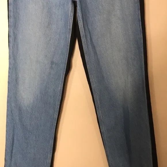 PacSun 90s boyfriend denim jeans blue and black size 26 - Image 3
