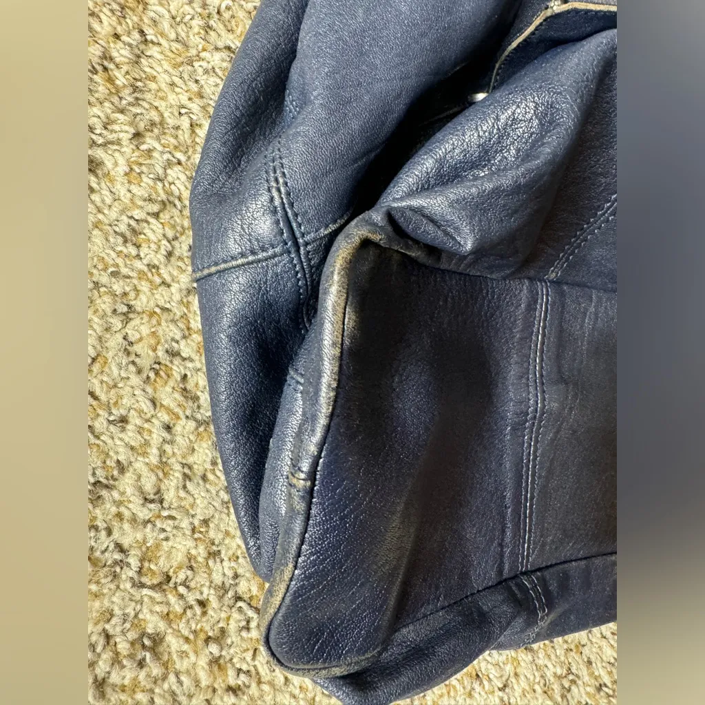 See By Chloe  Navy Blue Leather Tote Bag‎ CP - Image 5