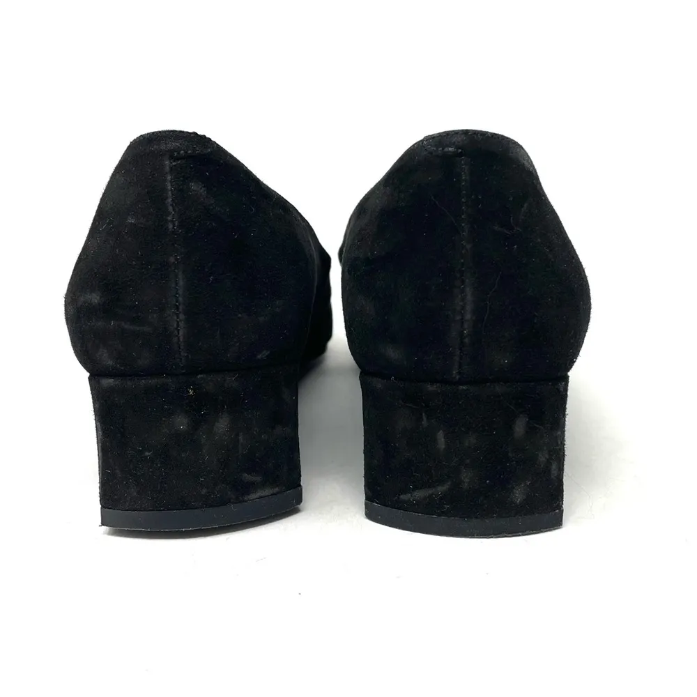 JOAN & DAVID black suede flats, size 8.5 - Image 10