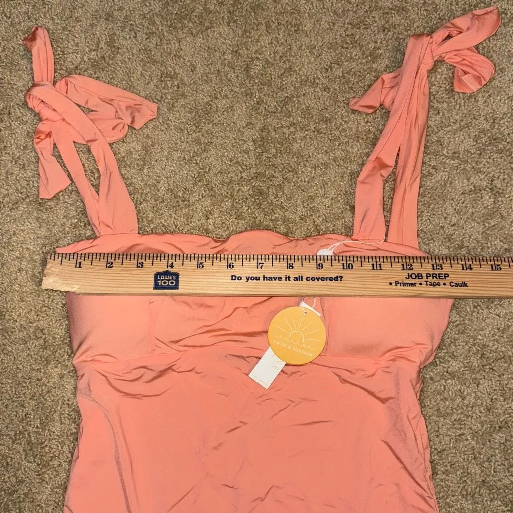 Citrine Swimwear India one piece swimsuit salmon pink size‎ M NEW Orange Size M - Image 2