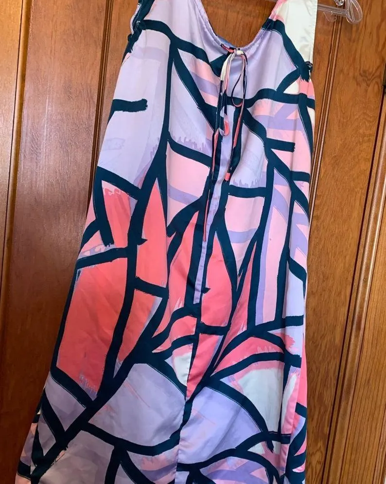 Simply Vera mosaic color block dress. Size XS - Image 2