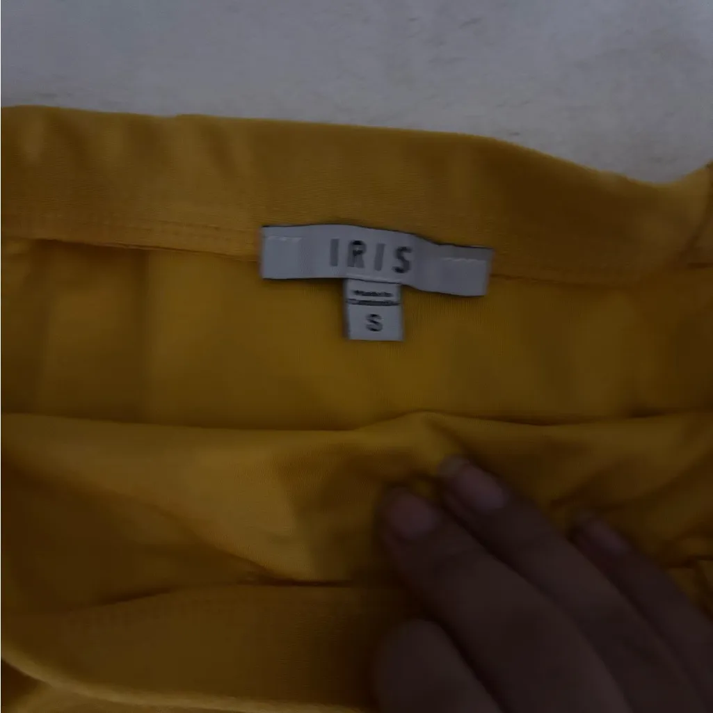 Iris Golden Pencil Skirt - Image 2