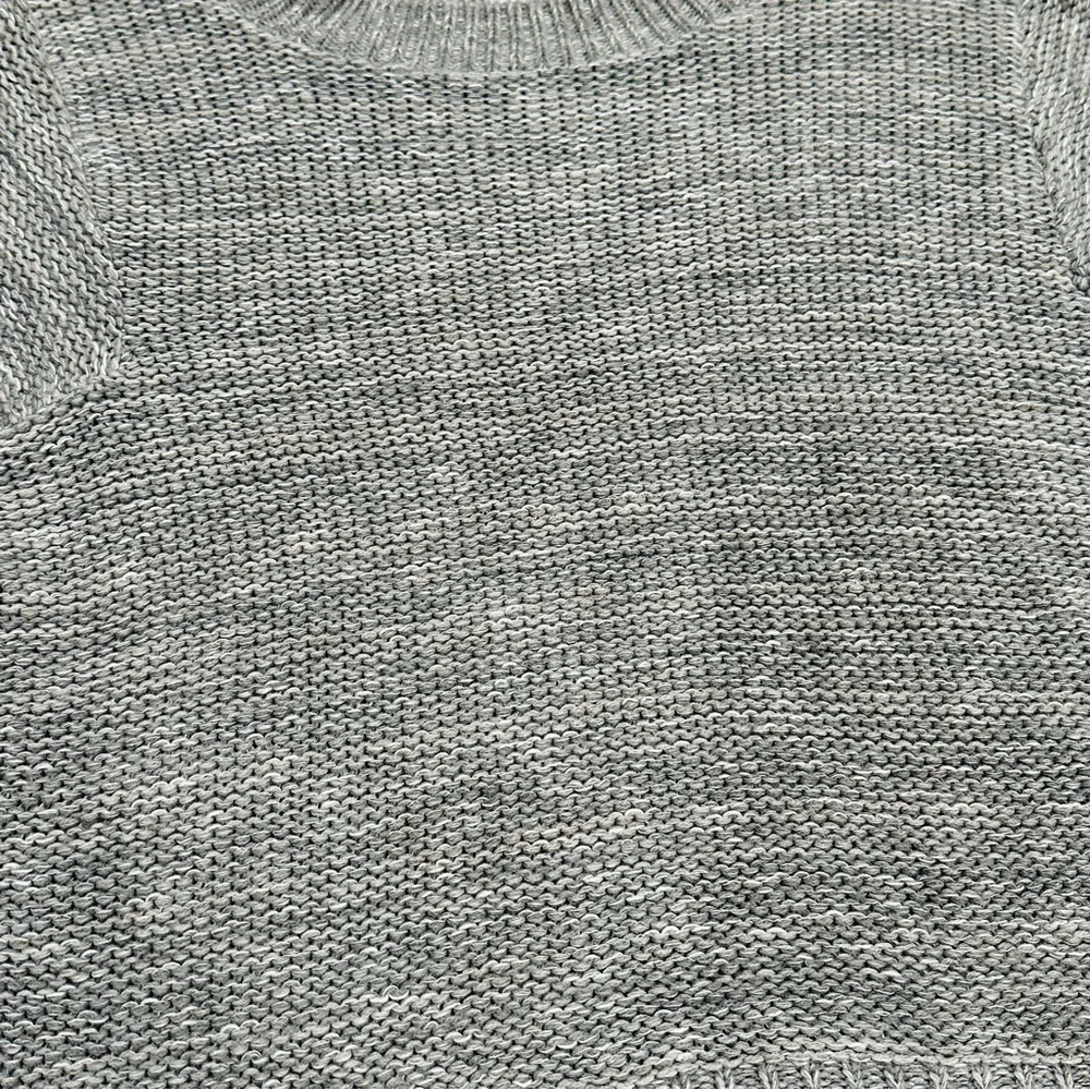 SUSINA Grey Heathered Knit Pullover Sweater Gray Size XS - Image 2