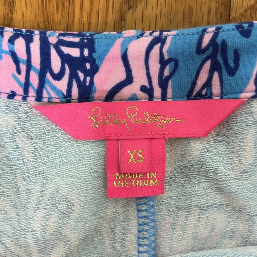 LILLY PULITZER Beline Dress In Lapis‎ Lazuli Horseshoe Bay size XS - Image 3