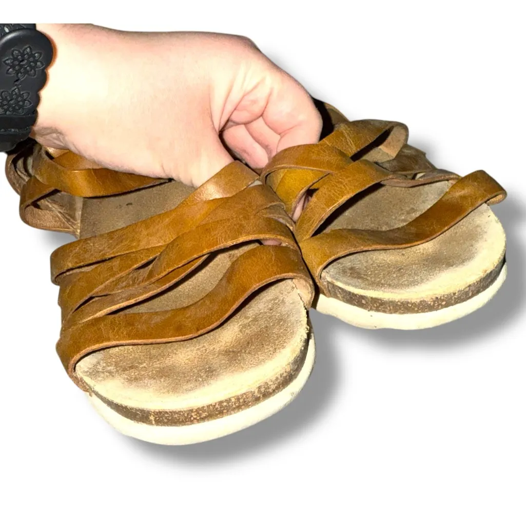 Dansko Mirabella Strappy Brown Leather Sandals Sz 40‎ EU / 9.5-10 US - Image 5