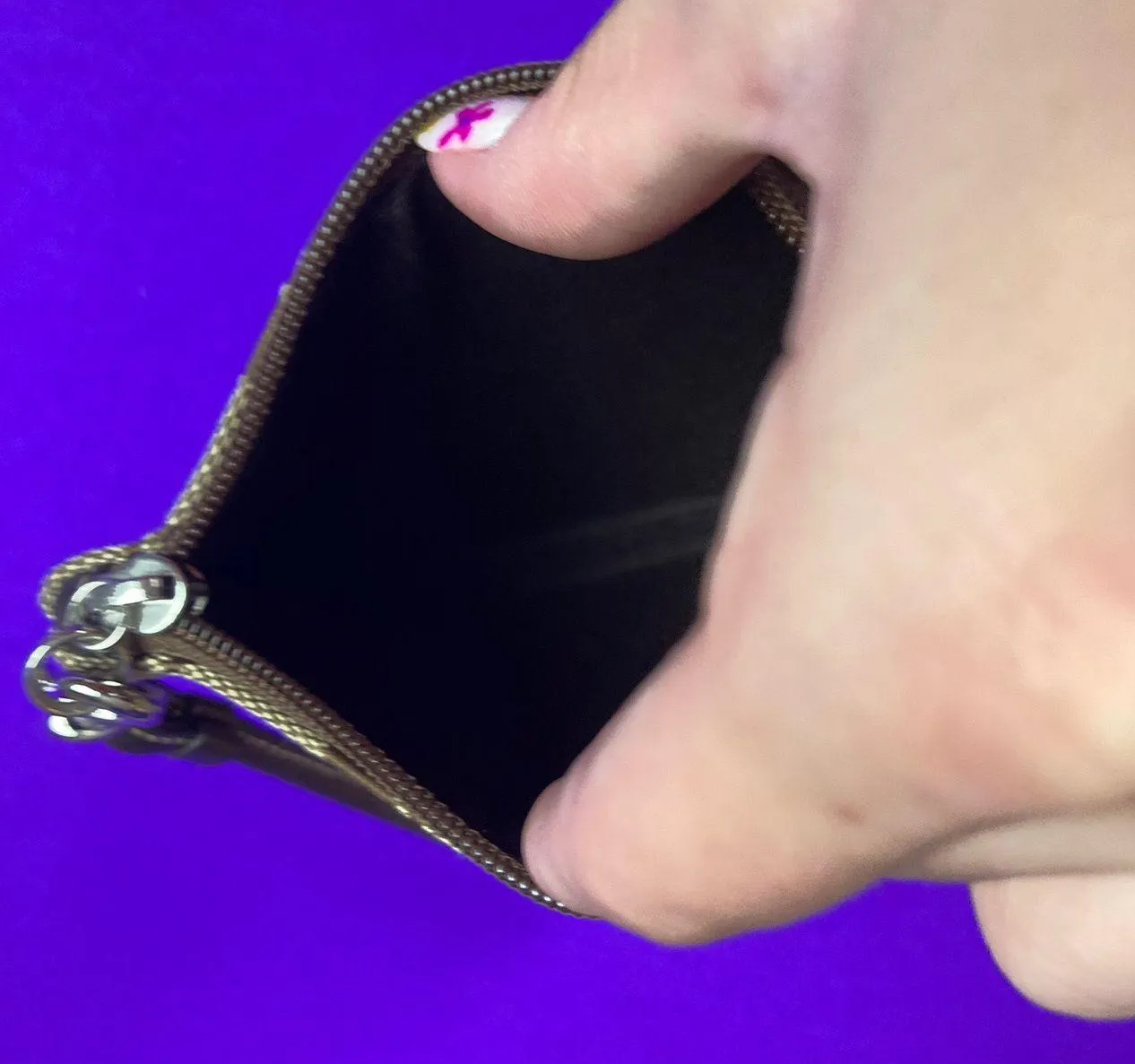 Coach Brown Classic Wristlet - Image 2