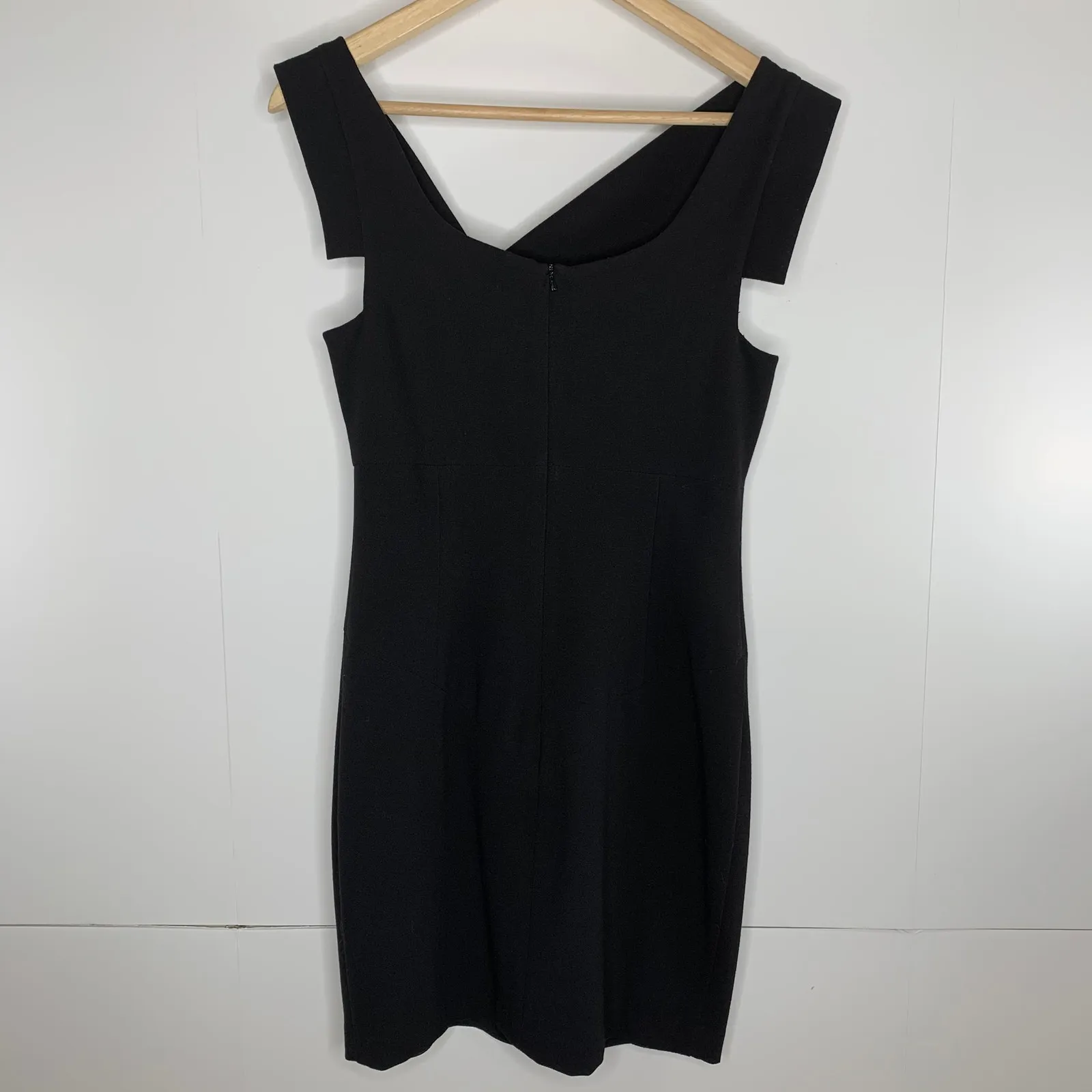 Black Halo Iconic Black Classic Jackie O Dress Womens 46 - Image 9
