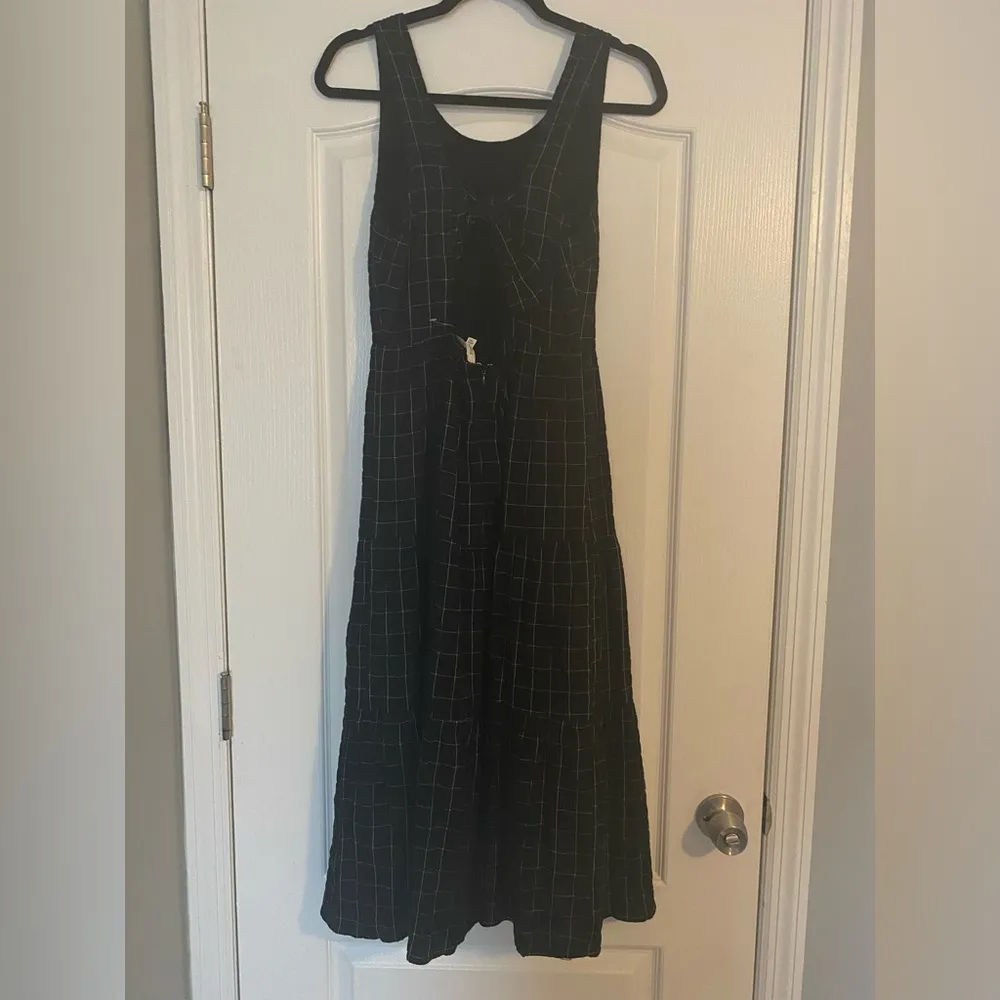 NWT Plaid jumper dress Black - Image 2
