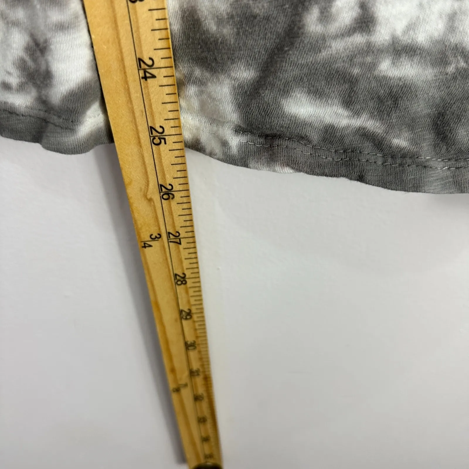 Knit Riot Aerosmith Tour Tee M Gray Tie Dye Band Shirt 1986 Civic Center Graphic Size M - Image 3