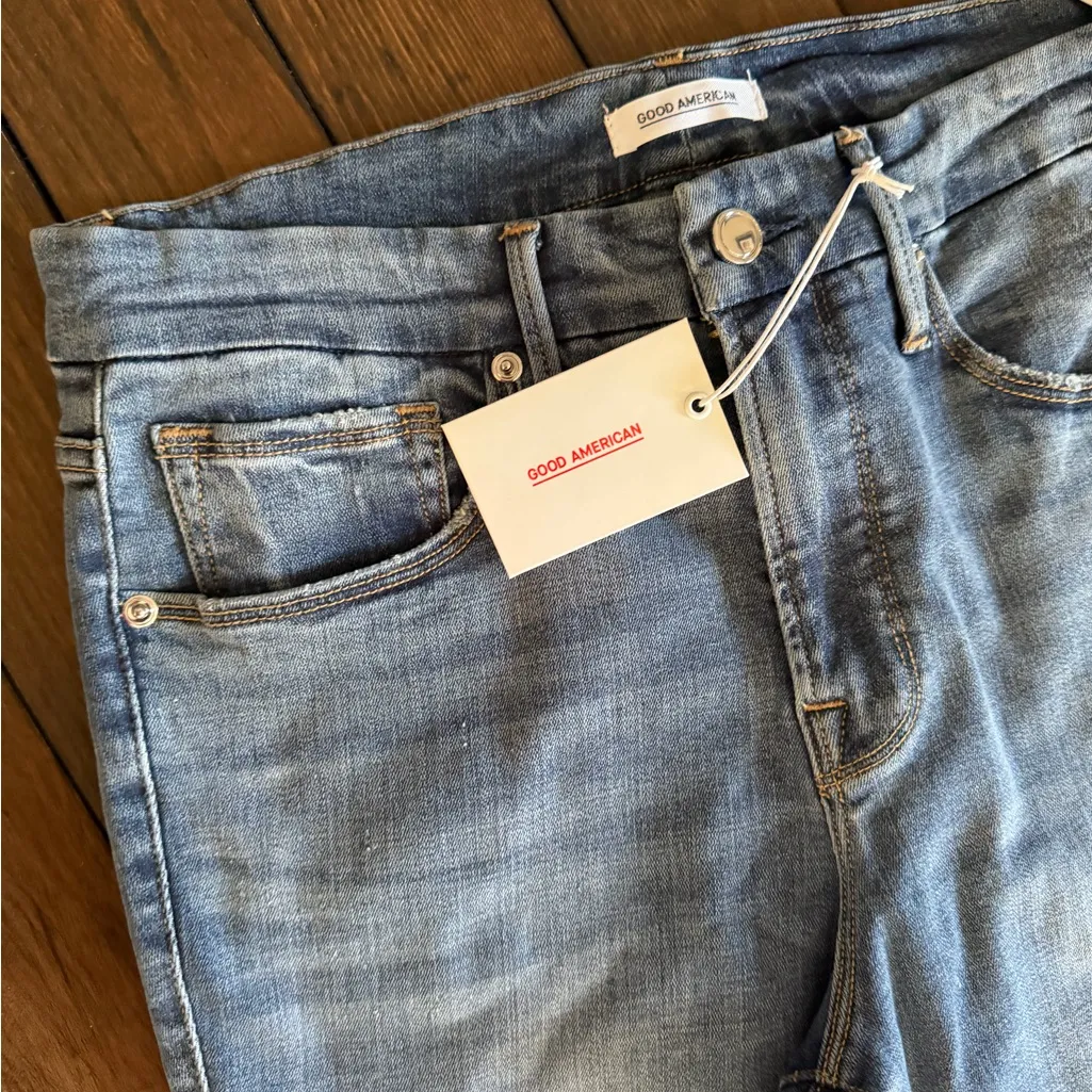 Good American Good Legs Straight skinny Women’s Jeans Size 10 New With Tags - Image 9