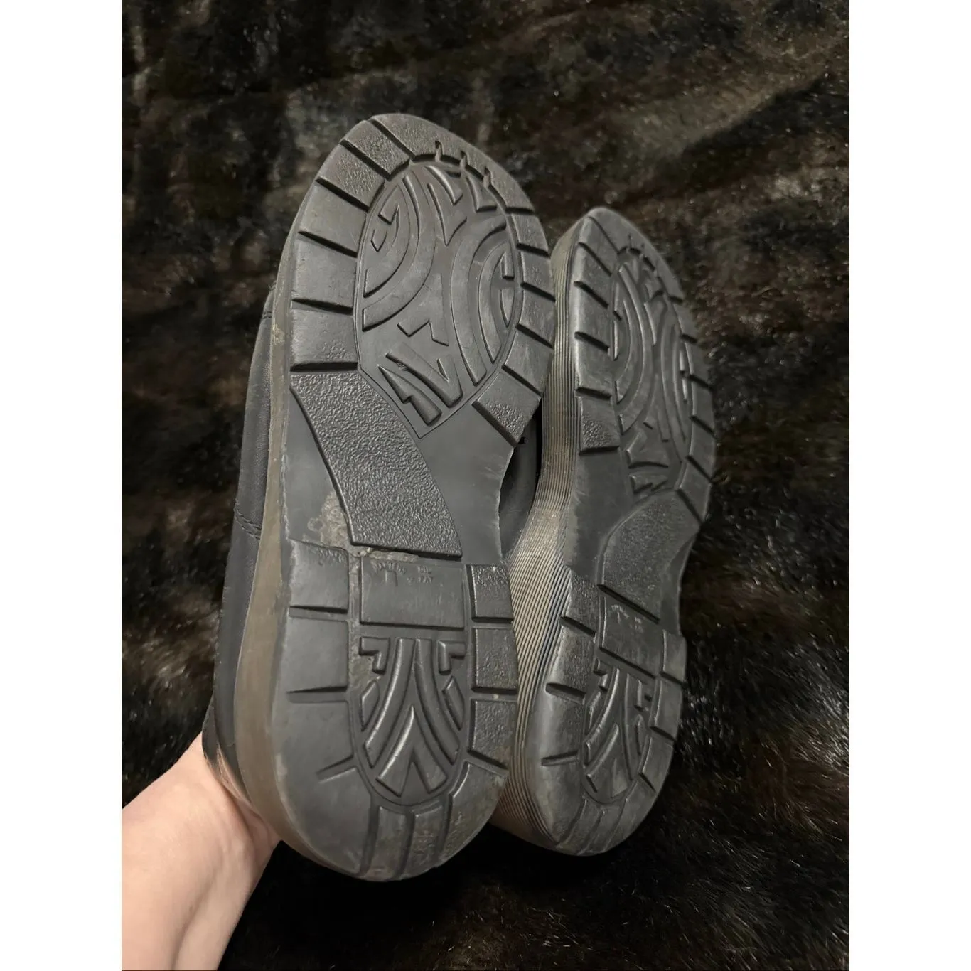 Dr Martens Womens Size 8 Black Leather Chunky Oxford Platform Shoes Y2K Retro - Image 4