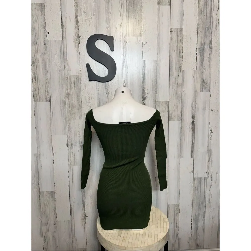 Akira green mini dress - Image 3