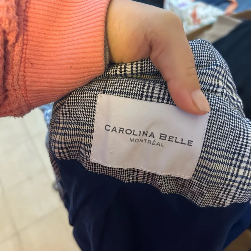 Carolina Belle Preppy Plaid Overcoat - Image 3