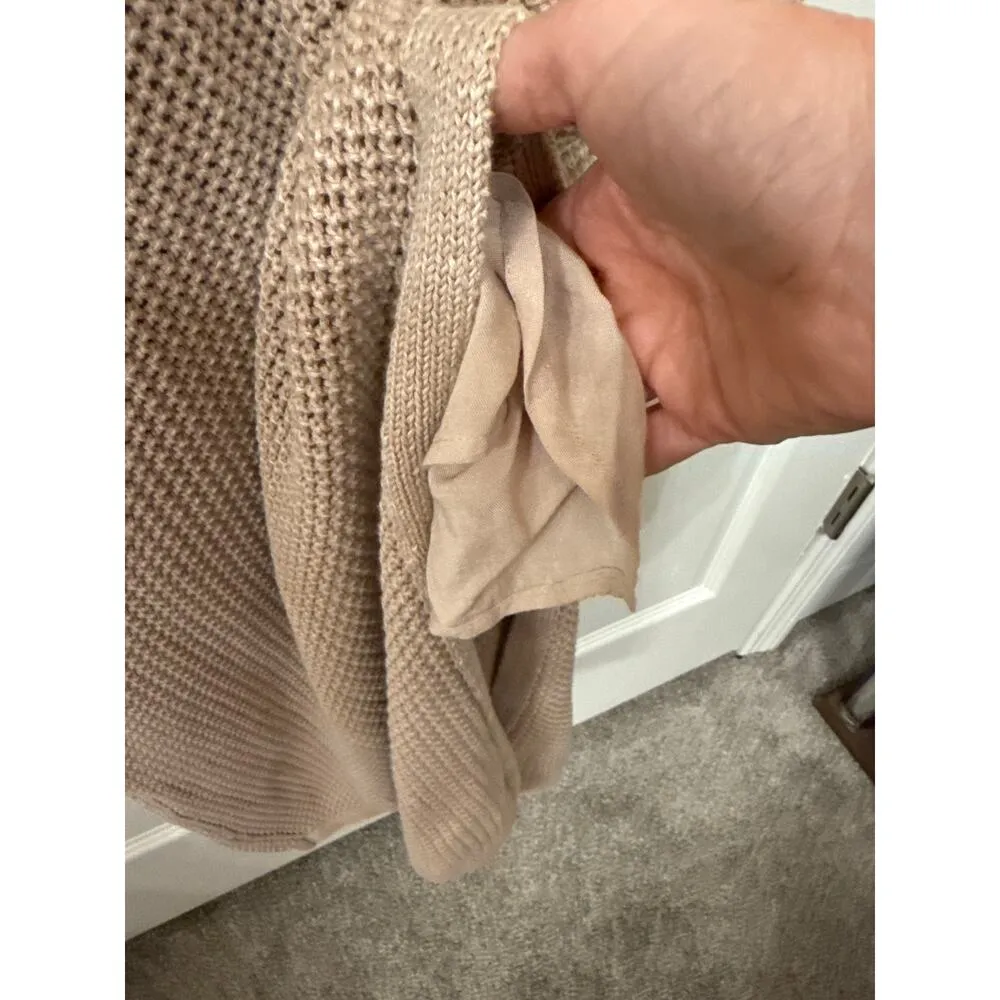 NWT Young, Fabulous,& Broke Faye Crochet Maxi Dress in Sandstone Mineral Wash, S - Image 14