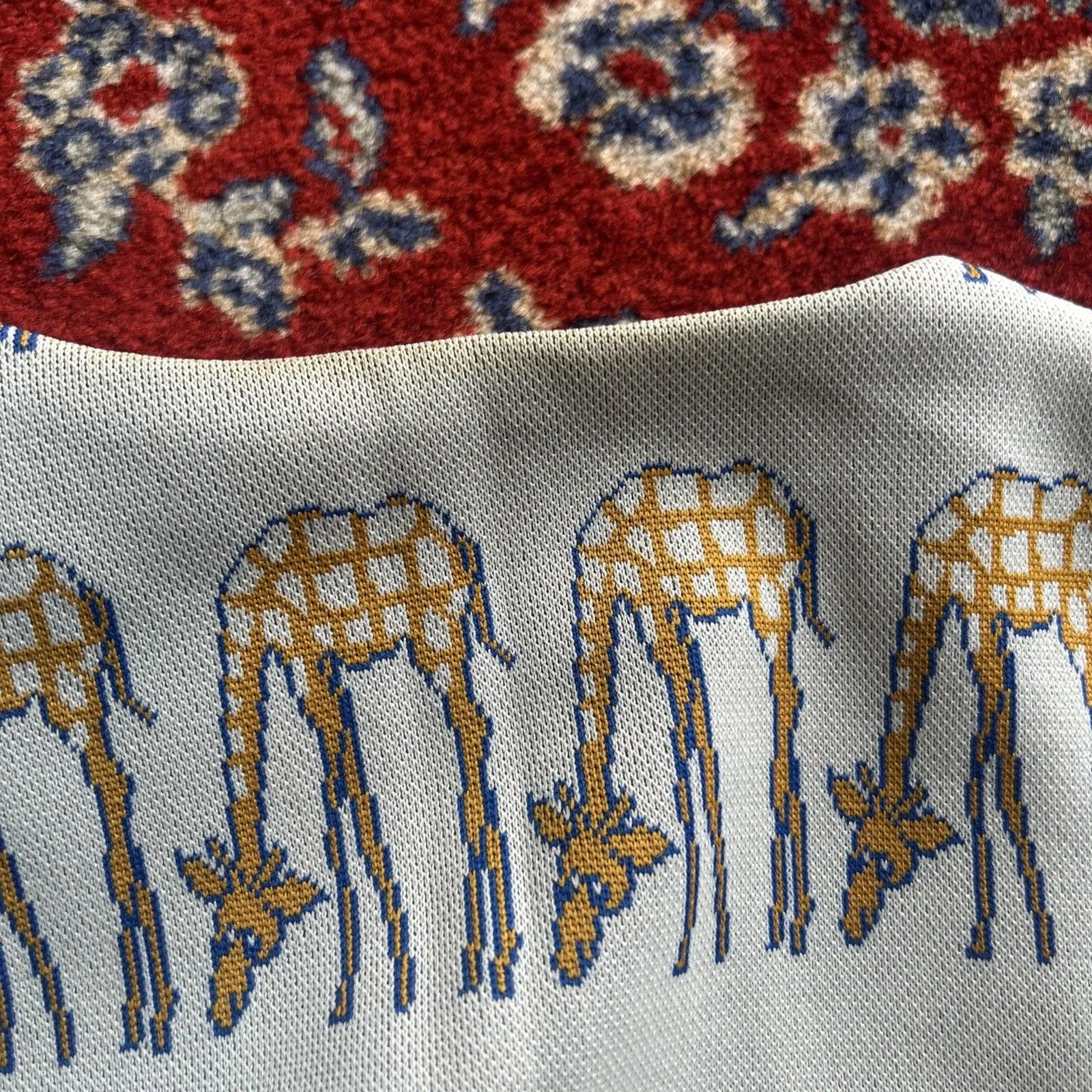 Unbranded Women Large Long Line Vest Giraffe Button Up Boho Country Cottage - Image 7