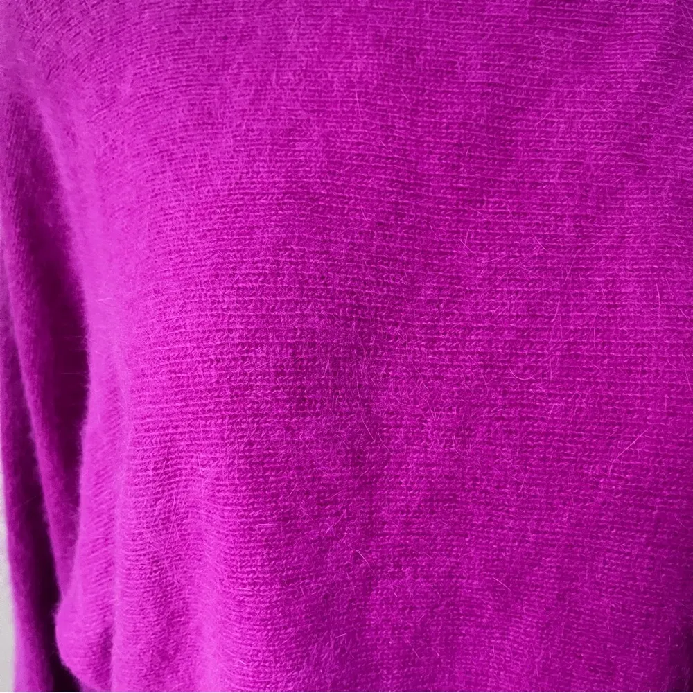 NWT, Rafaella Y2K Angora Blend Dolman Sleeve Mock Turtleneck Sweater, Sz M - Image 8