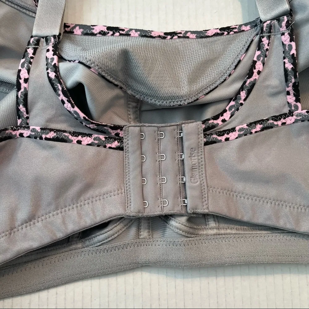 Glamorise Sports Bra Silver No - Image 10