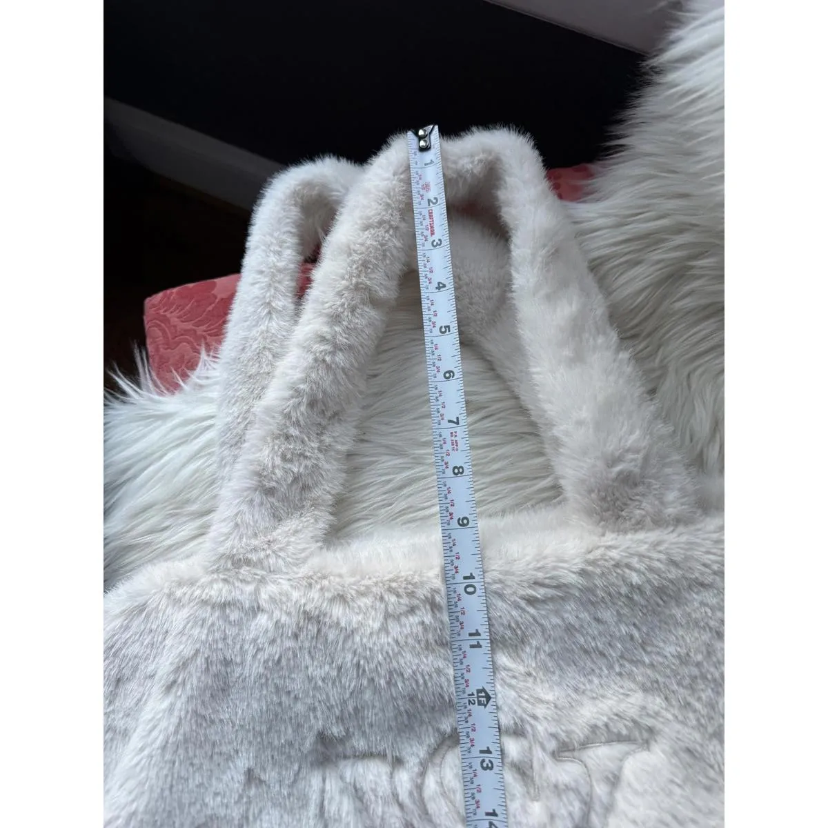 Victoria's Secret Super Soft Plush Faux Fur Tote Bag - Image 7