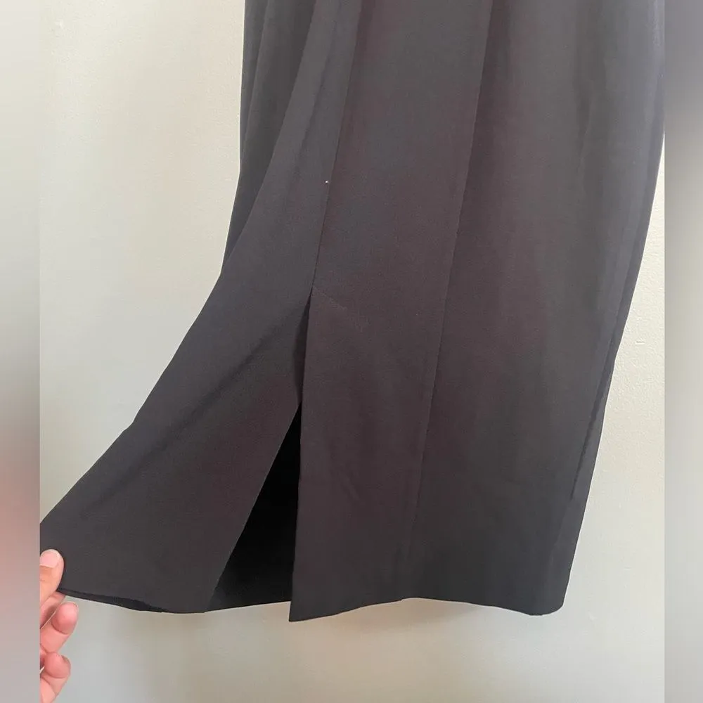 BB Dakota Black Strappy Keyhole MIDI Bodycon Dress SZ 0 - Image 8