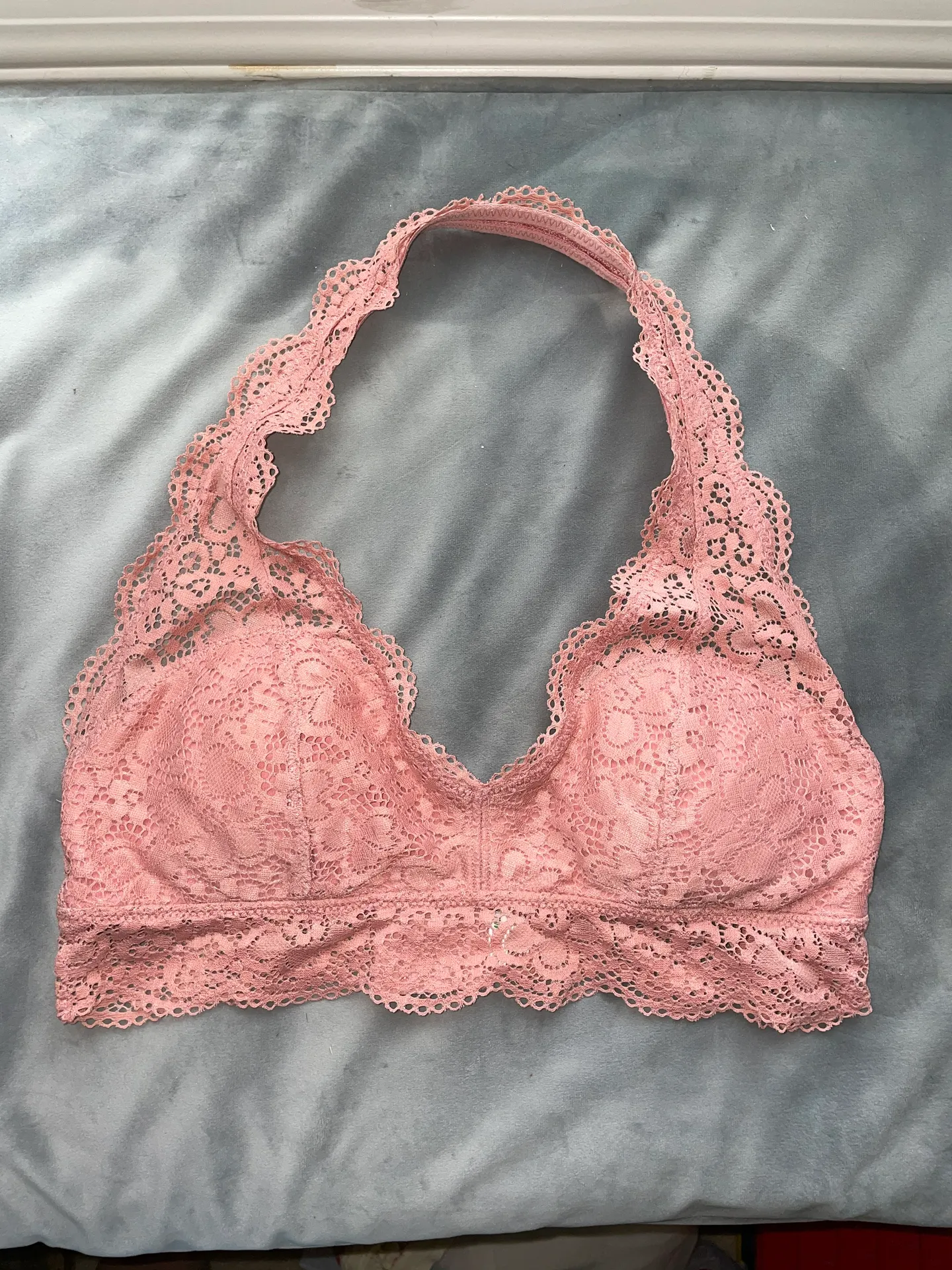 pink halter bralette - Image 2