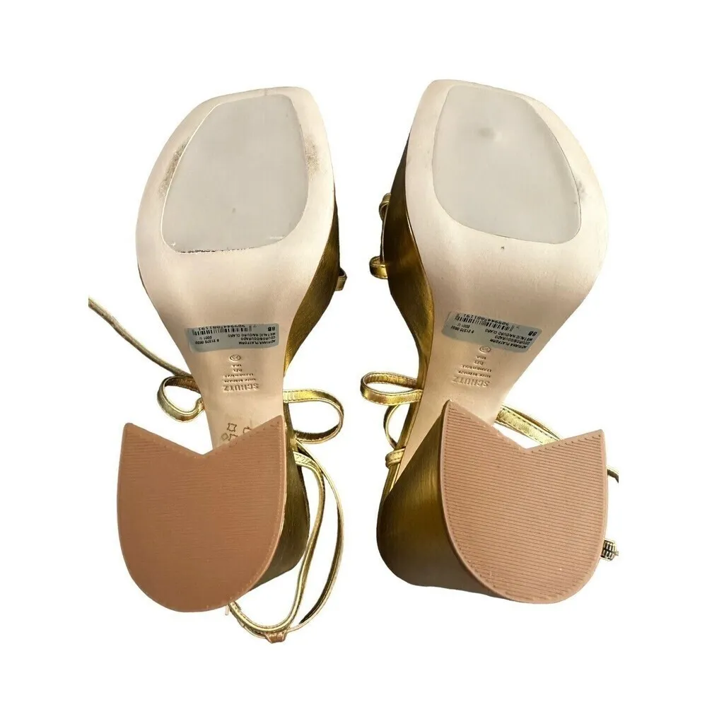 Schutz Adriana Platform Sandals for Women Size 8 - Image 9