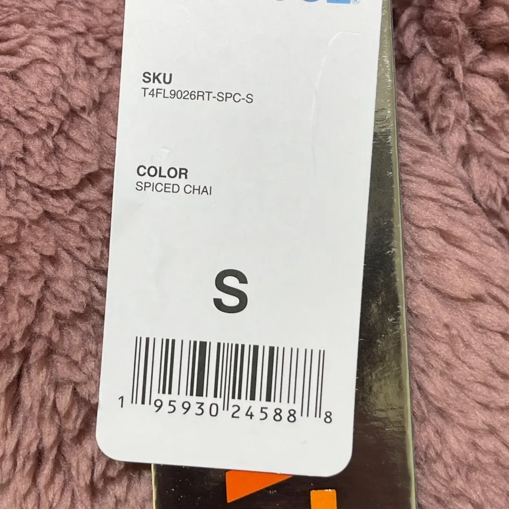 New 32 Degrees Fuzzy Hoodie Sweatshirt Dusty Pink Size S Small - Image 5