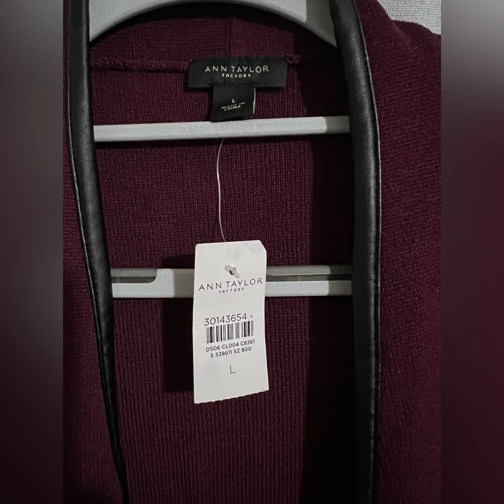 Ann Taylor blazer sweater - Image 4
