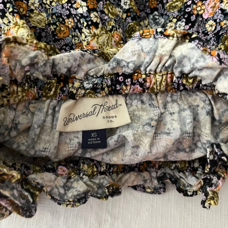 Universal Thread High Puff Sleeved Floral Blouse - Image 2