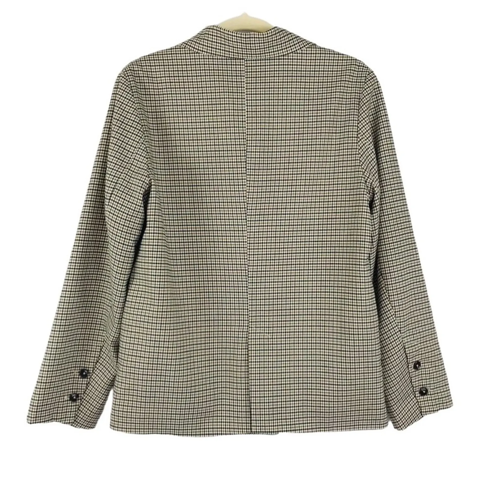 Mod Ref  Plaid Blazer Women S Brown Oversize Business Classic Office Timeless - Image 4