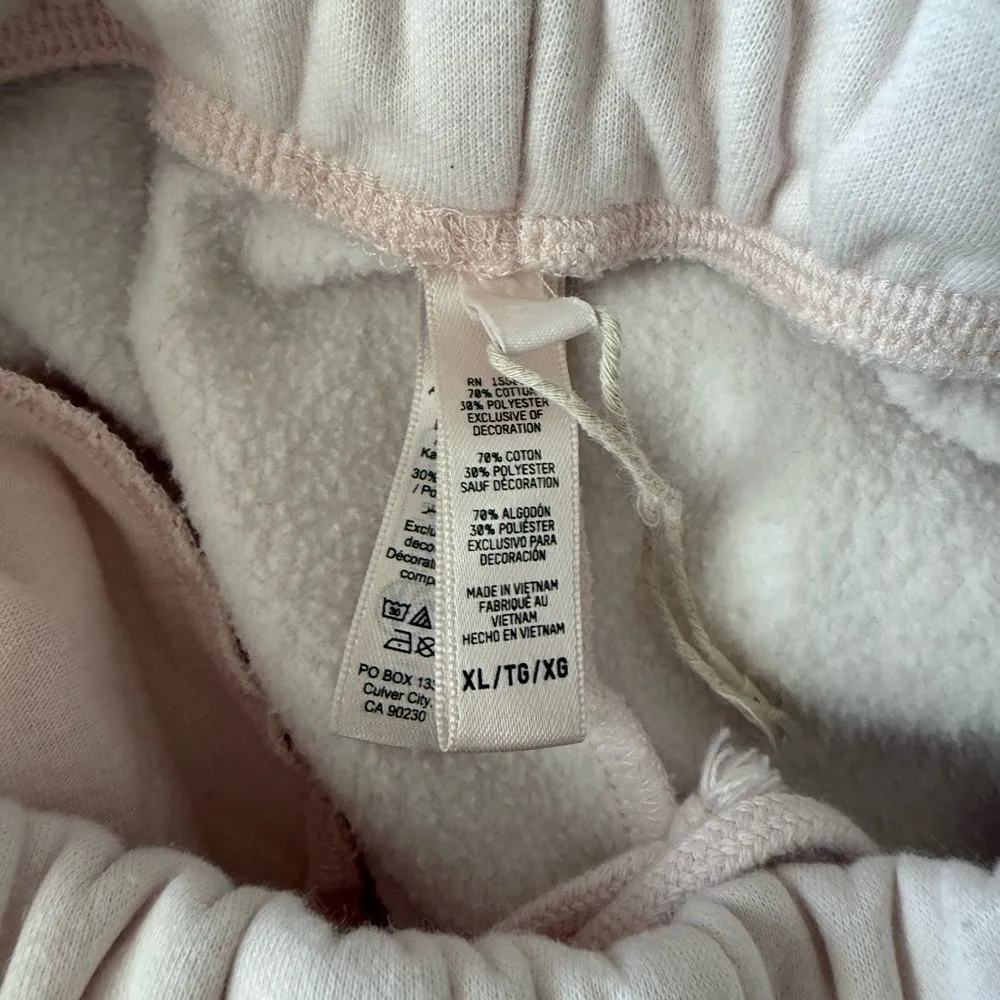 SKIMS Pale Pink Sweat Pants, Size XL - Image 3