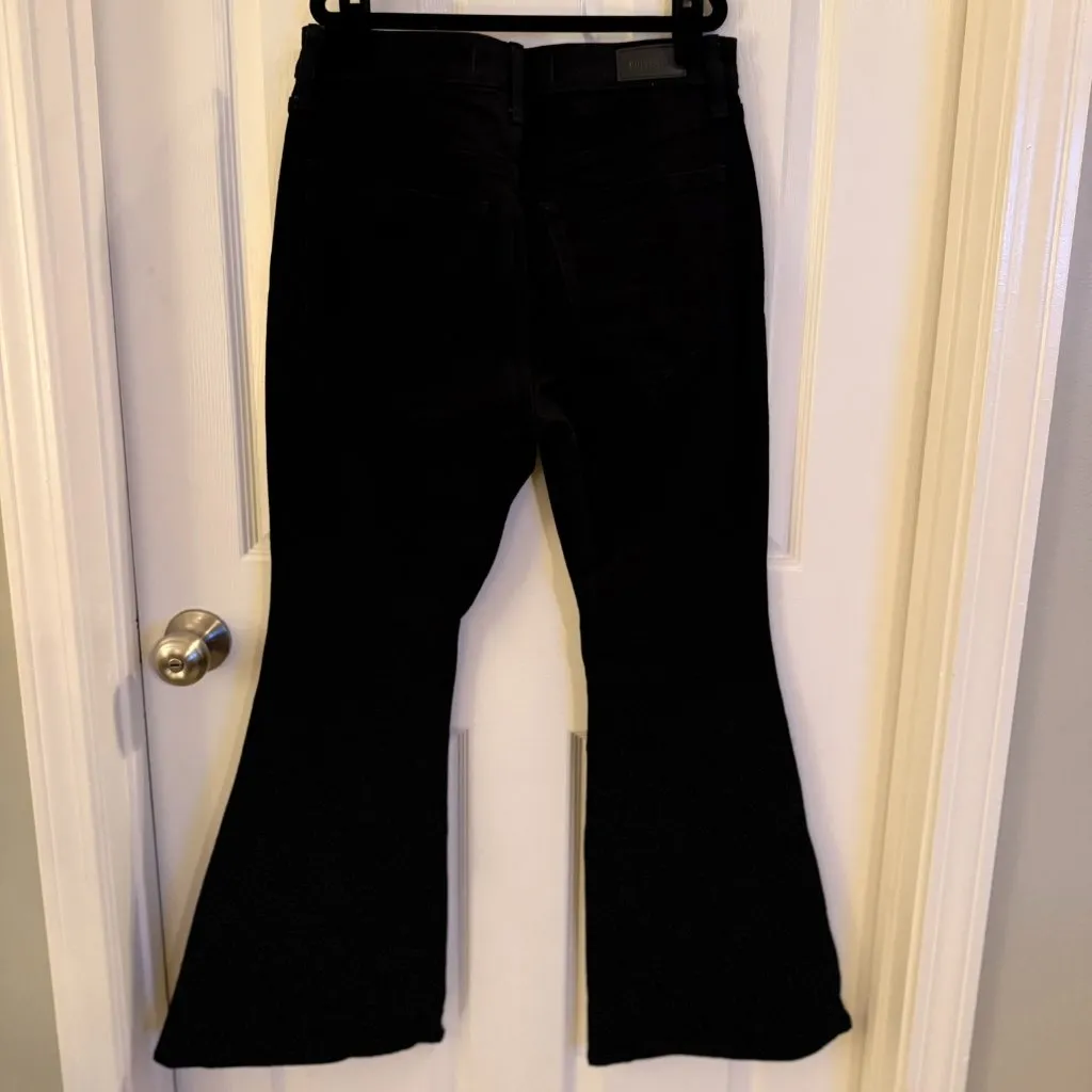 Hollister Black Flare Jeans Denim High Rise 12S / 12 Short / 31S - Image 4