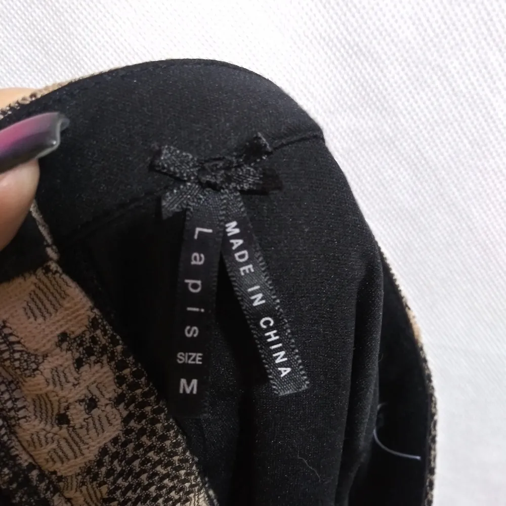 Lapis Tan Black Lace Pencil Skirt Feminine Dark Size M Size M - Image 6