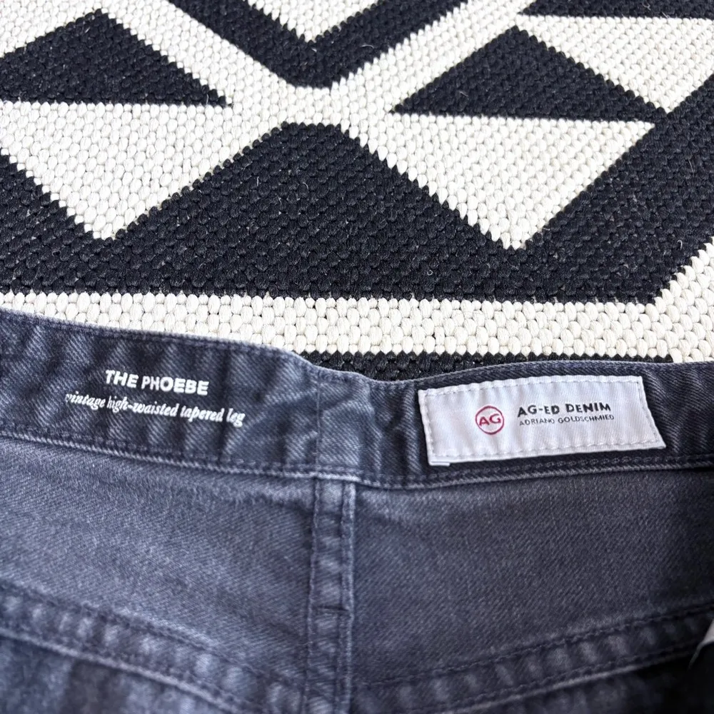 AG Adriano Goldschmied AG-ED Phoebe Vintage High Waisted Tapered Jeans Size 28 - Image 12