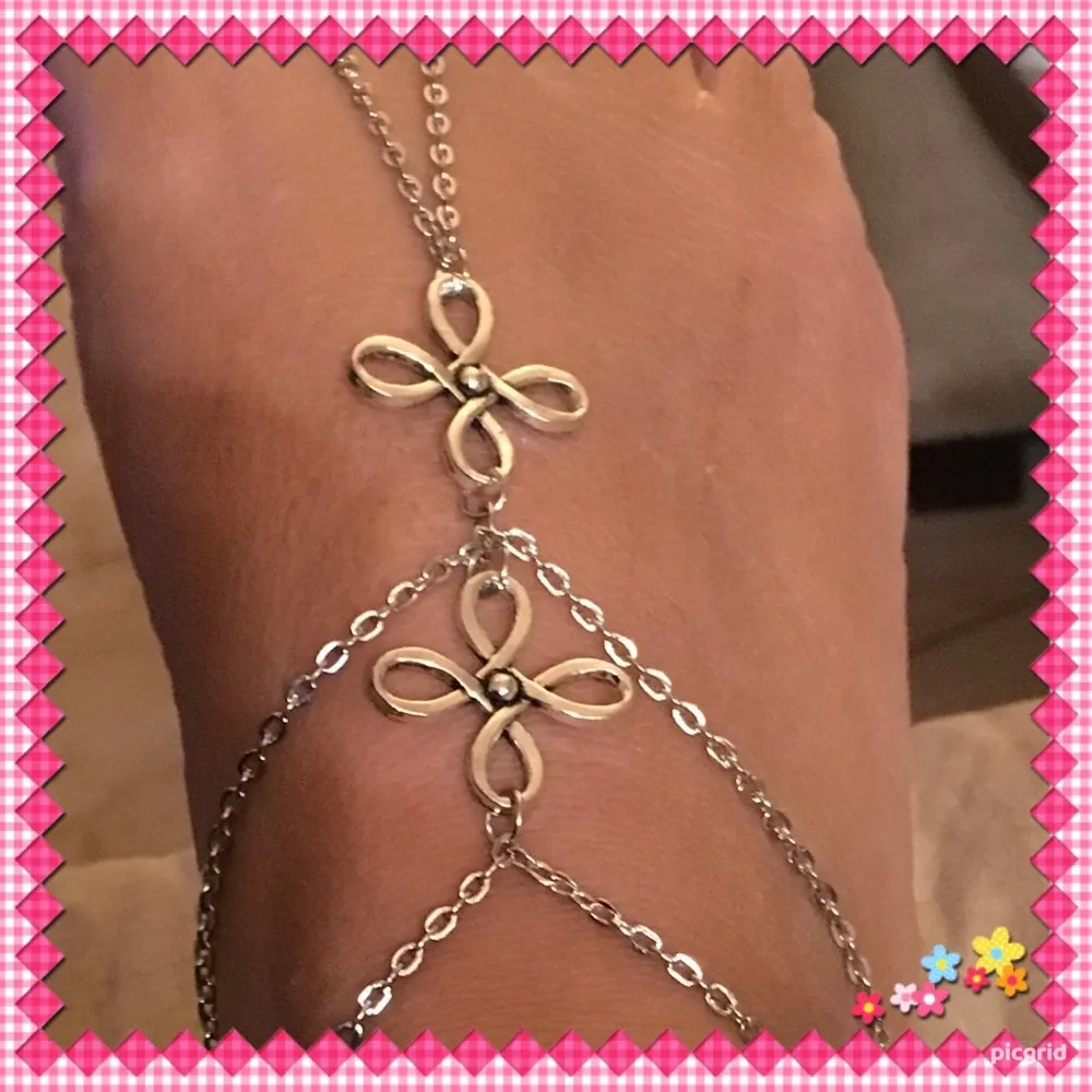 🌺2layered Flowery Foot jewelry🌺🌷🌺🌷 - Image 7